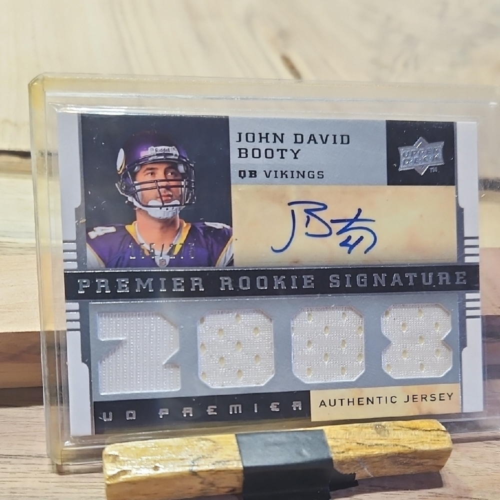 Premier Rookie Signature Card with Jersey Patch